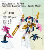 LEGO Ninjago 71807 – Sora’s Elemental Tech Mech - Image 2