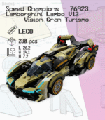 LEGO Speed Champions 76923 – Lamborghini Lambo V12 Vision GT Super Car - Image 2
