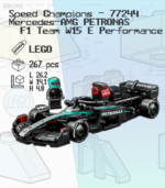 LEGO Speed Champions 77244 - Mercedes-AMG PETRONAS F1 Team W15 E Performance - Image 2