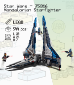 LEGO Star Wars 75316 - Mandalorian Starfighter - Ảnh 2