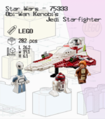 LEGO Star Wars 75333 - Obi-Wan Kenobi's Jedi Starfighter - Image 2