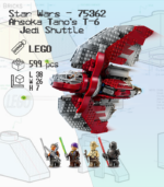 LEGO Star Wars 75362 - Ahsoka Tano's T-6 Jedi Shuttle - Image 2